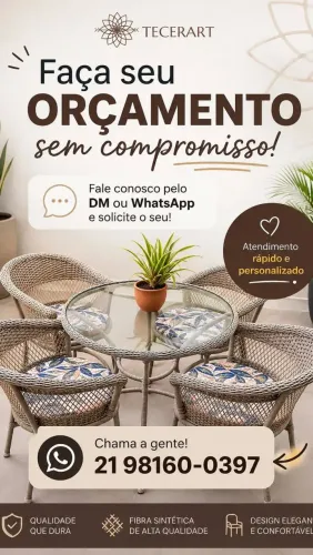 Móveis de fibra sintética