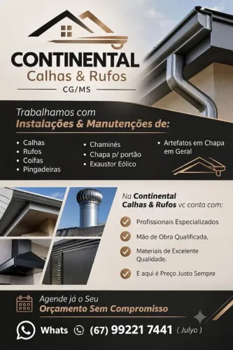 Continental Calhas TROCAMOS DE NÚMERO!!!!