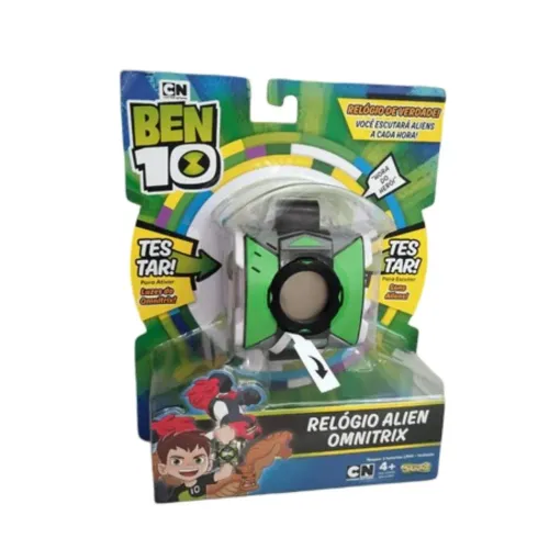 Novo Lacrado Relógio Digital Ben 10 Omnitrix com Várias Frases Sunny + Brinde