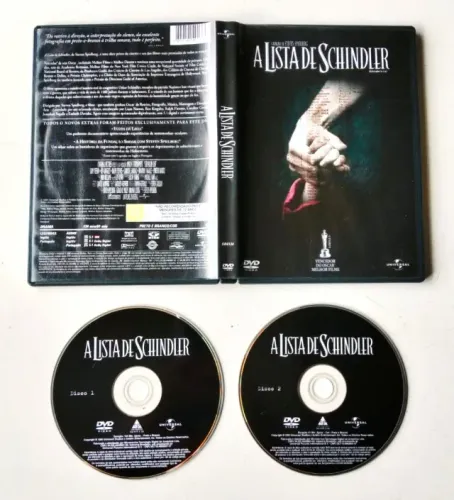 Dvd Duplo A Lista de Schindler (Steven Spielberg) - 1992 (DVD em 2008) - Usado 
