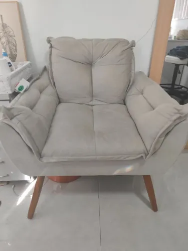 Poltrona decorativa confortável