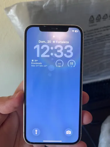 iPhone 12 64GB Branco - Todo Original de Fábrica - Impecável