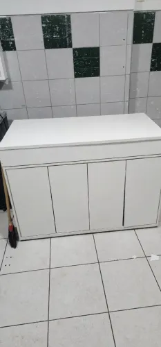 Balcão com armário novinho