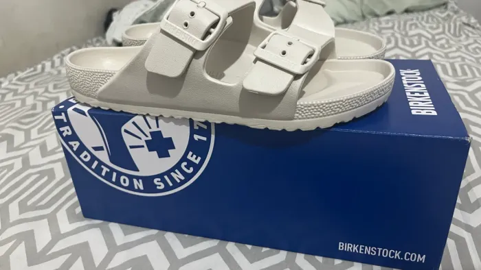 Birkenstock Arizona Original Na Caixa Bege- Tam. 39 - Pouquíssima Usada