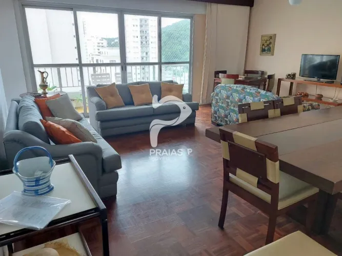 Apartamento mobiliado, 3 dormitórios, Pitangueiras, Guarujá