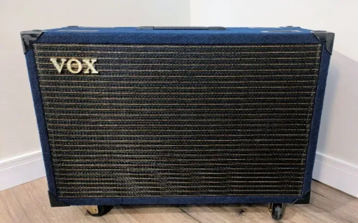 Caixa Vox 2x12 Celestion Alnico Blue Raro Made In England
