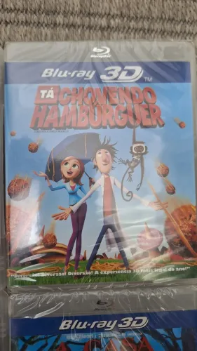 Blu-Ray 3D - (Smurfs, A Casa Monstro, Tá Chovendo Hamburguer)