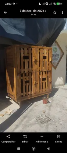 Gaiola para galo com 4 baias