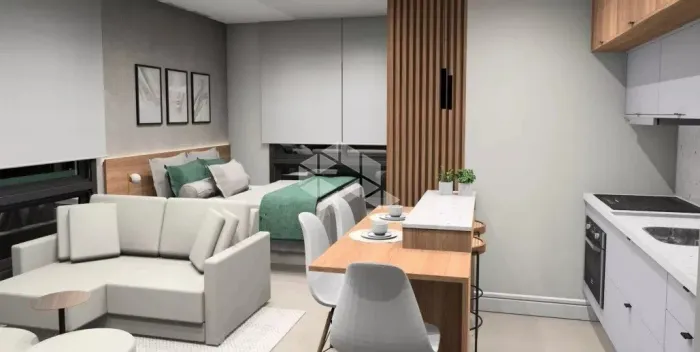 STUDIO com infraestrutura espetacular a meia quadra da Assis Brasil.