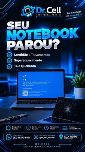 Conserto especializado em notebook/Computadores