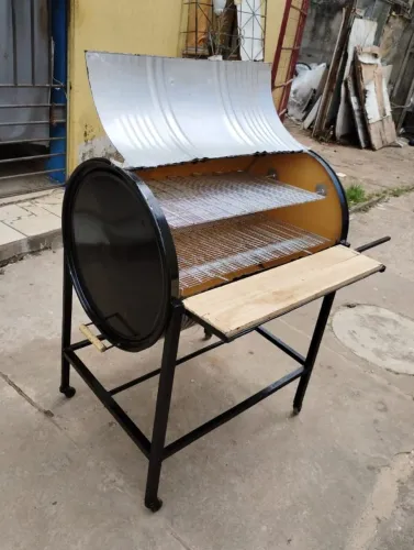 Churrasqueira tambor chapa dupla 