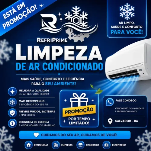 Limpeza de ar condicionado em PROMOÇÃO?