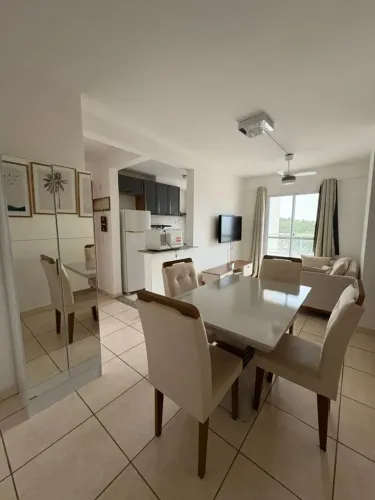 Alugo apartamento mobiliado com 2 quartos