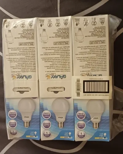 6 Lâmpadas Galaxy LED 6500k