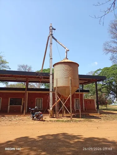 Silo 5 Toneladas + Elevador de Canecas 12m com Motor WEG