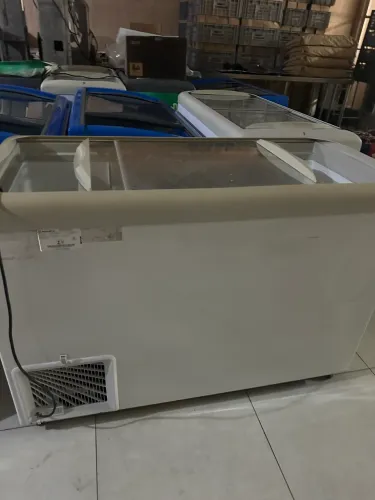 Freezer tampa de vidros