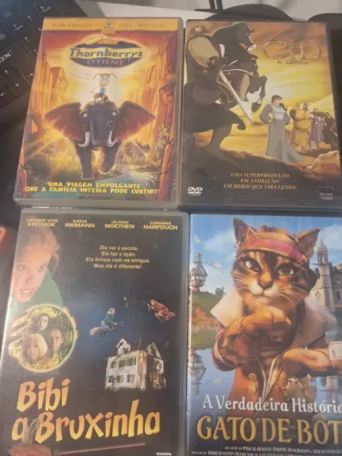 LOTE 62 DVDS INFANTIS ORIGINAIS + BRINDE - R&C DVDS