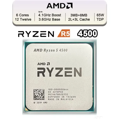 Ryzen 5 4500 troco em superio com volta minha