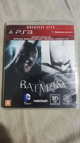 Batman Arkham Asylum / Arkham city pacote duplo PS3