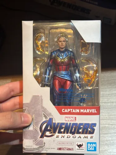 (Nova) Capitã marvel sh figuarts bandai endgame caixa branca 