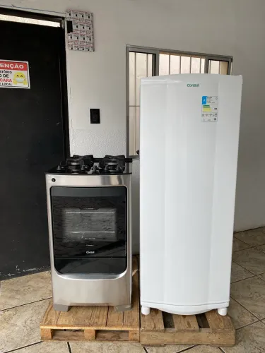 Geladeira e fogão Cônsul Semi Novos - ENTREGO
