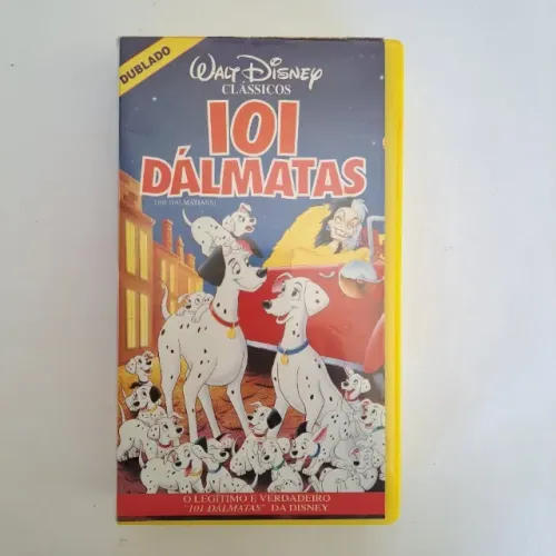 Fita VHS Disney Clássicos - 101 Dálmatas - Hi-Fi Stereo, dublado