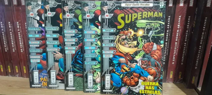Hq Superman 10 ao 14 Super Heróis Premium