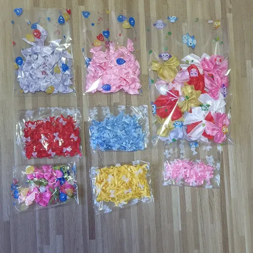 Vários Lacinhos Coloridos para Artesanato