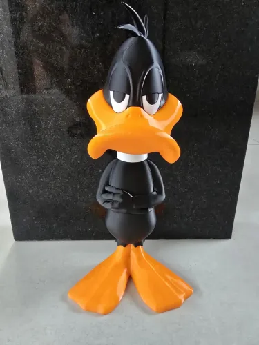 Boneco Estatua Patolino 37cm Impressão 3d Looney Tunes