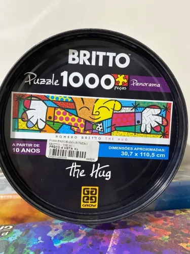 Quebra cabeça Romero Britto The Hug 1000 peças