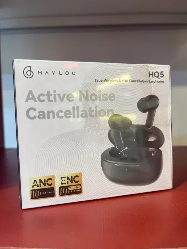 ?Lançamento fone sem fio haylou ANC preto?