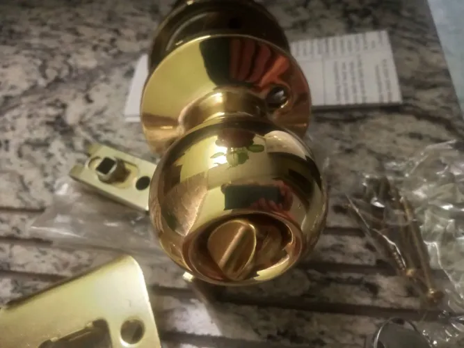 Fechadura dourada para porta douradas luxo 