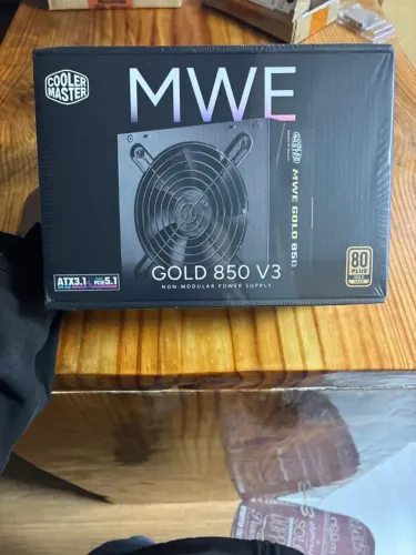 Fonte Cooler Master MWE Gold 850W V3 - 80 Plus Gold MAXIMA EFICIENCIA GOLD