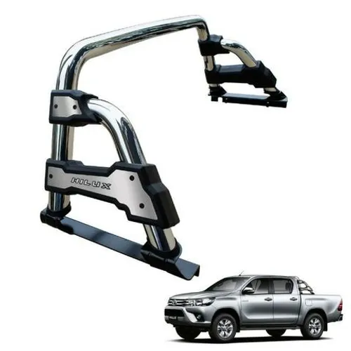 Santo Antônio Hilux Preto e Cromado P/ Todas as Caminhonetes