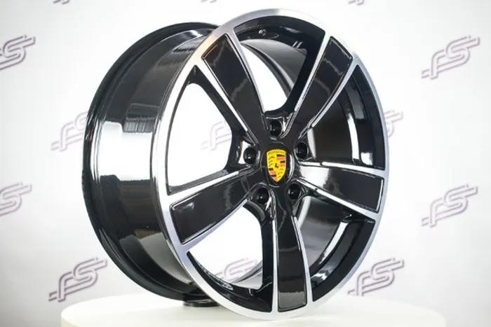 Rodas Porsche Boxster Gts Preto Diamantado 5x130 - aro 20
