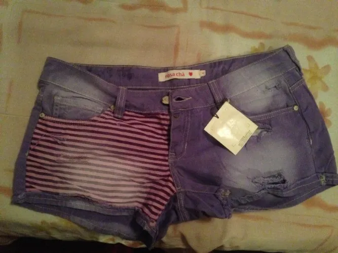 Shorts Lilás Rosa Chá - Tamanho 40
