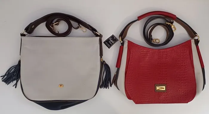 Bolsa de couro legítimo novas R$199,00. Cada
