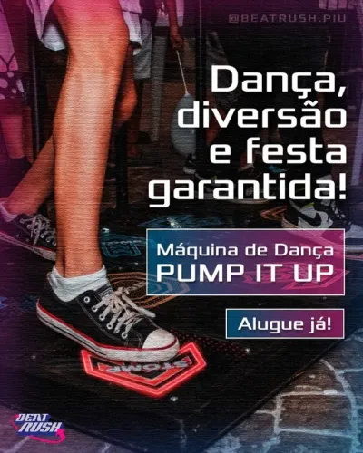 Locação de Máquina de Dança Pump It Up - Diversão Garantida para Sua Festa!