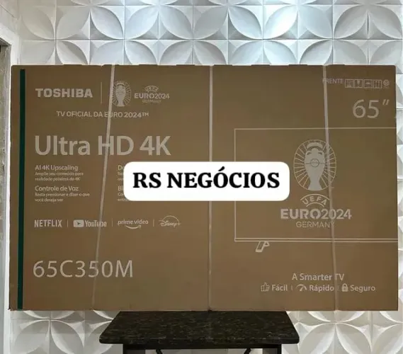 Smart Tv 65 Toshiba, Lacrada + NF (Até 12x)