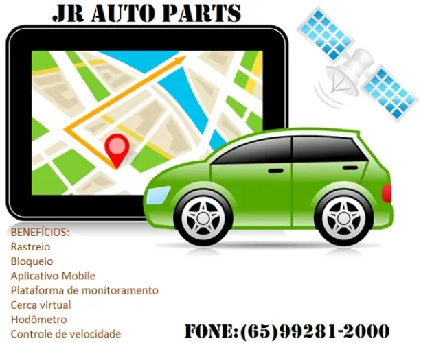 A JR Auto Parts oferece Rastreamento e monitoramento de veículo