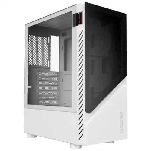 Gabinete Gamer Pcyes Set White Ghost *Sem Fan Led* - ATX, Micro-ATX e Mini-ITX - WZetta