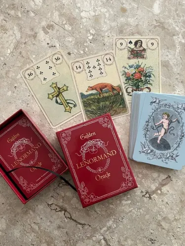 Baralho Tarot Cigano Golden Lenormand Oracle Lo Scarabeo