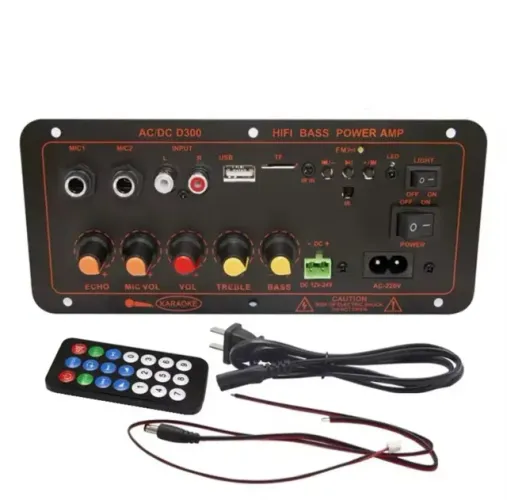 Amplificador D300 100w Bluetooth Karaokê Videoke