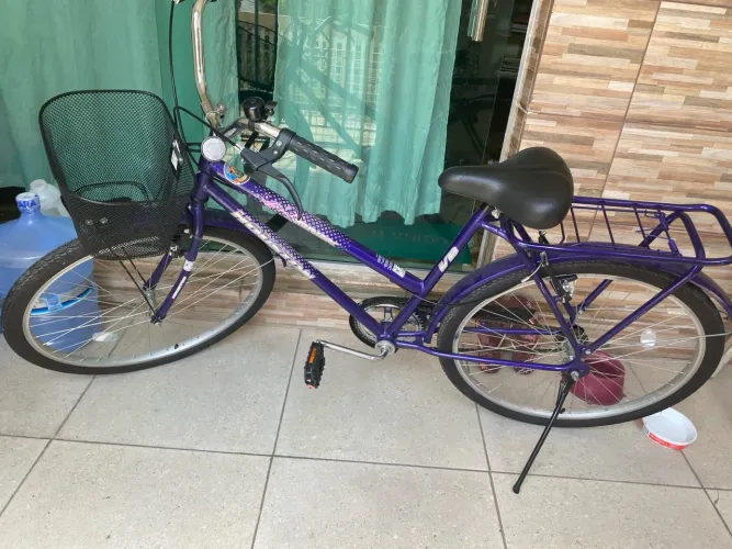 Bicicleta Houston aro 26 com cesta
