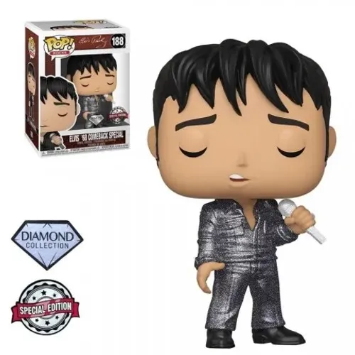 Funko Pop Elvis 68 Comeback Special 188 Exclusivo