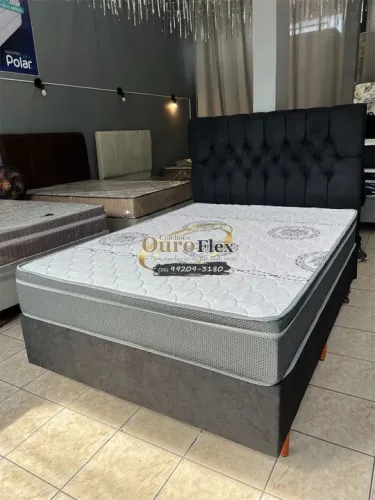 COLCHÃO ORTOPÉDICO COM BOX, CASAL, PRONTA ENTREGA 