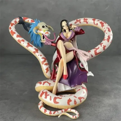 Action Figure Boa Hancock One Piece - Boneco da Imperatriz - Figura de Ação Cobra Salome