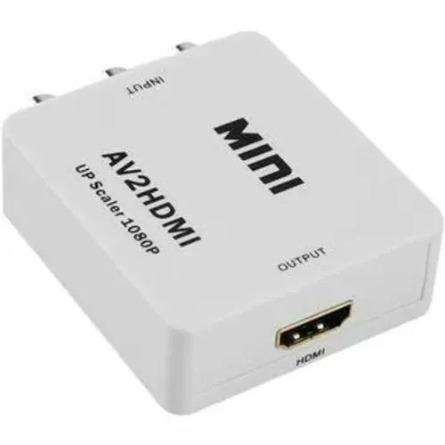 Conversor AV para HDMI - Upscaler 1080p - Novo