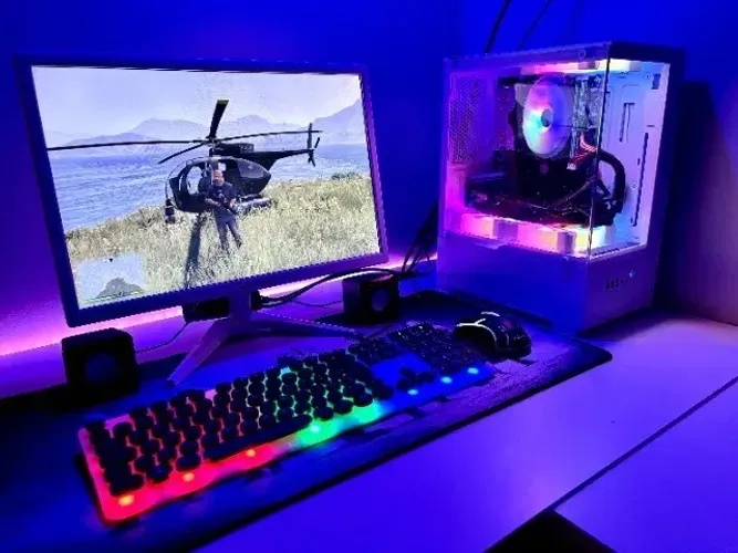 Pc Gamer Novo completo Gta V Roblox Lol 1 ano de garantia