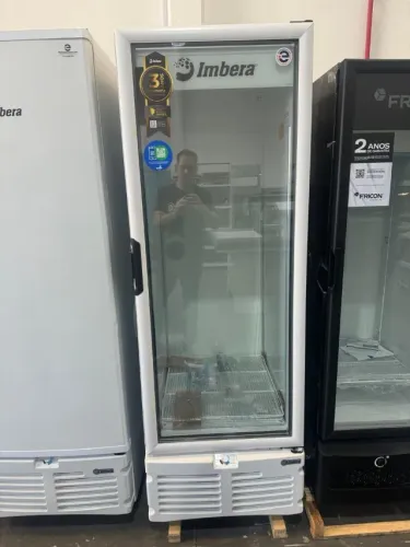 Visa Cooler Congelados 565L Porta de Vidro 3 anos de garantia Imbera 